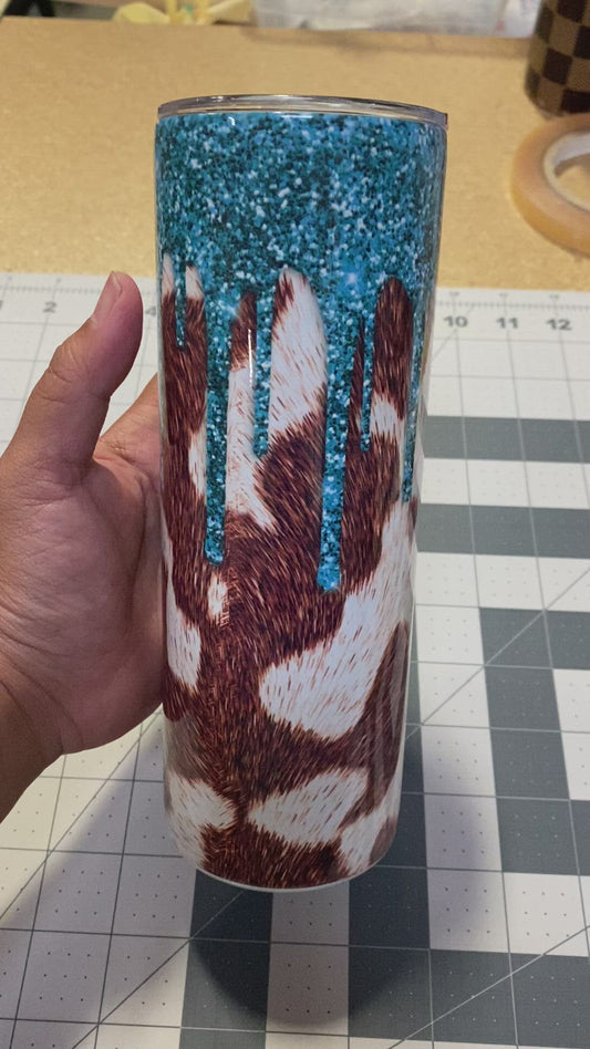 Sublimation Tumbler 20 oz GLOSSY Slim White STRAIGHT - the Complete Set
