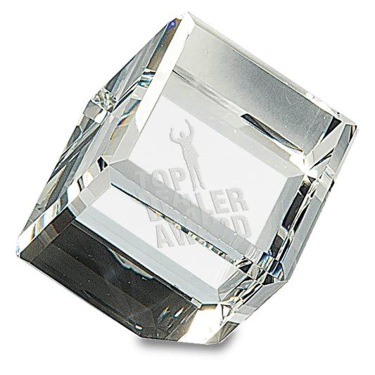 Laserable Crystal Cube, 2.5" x 2.5" - Inkfinitee Sublimation