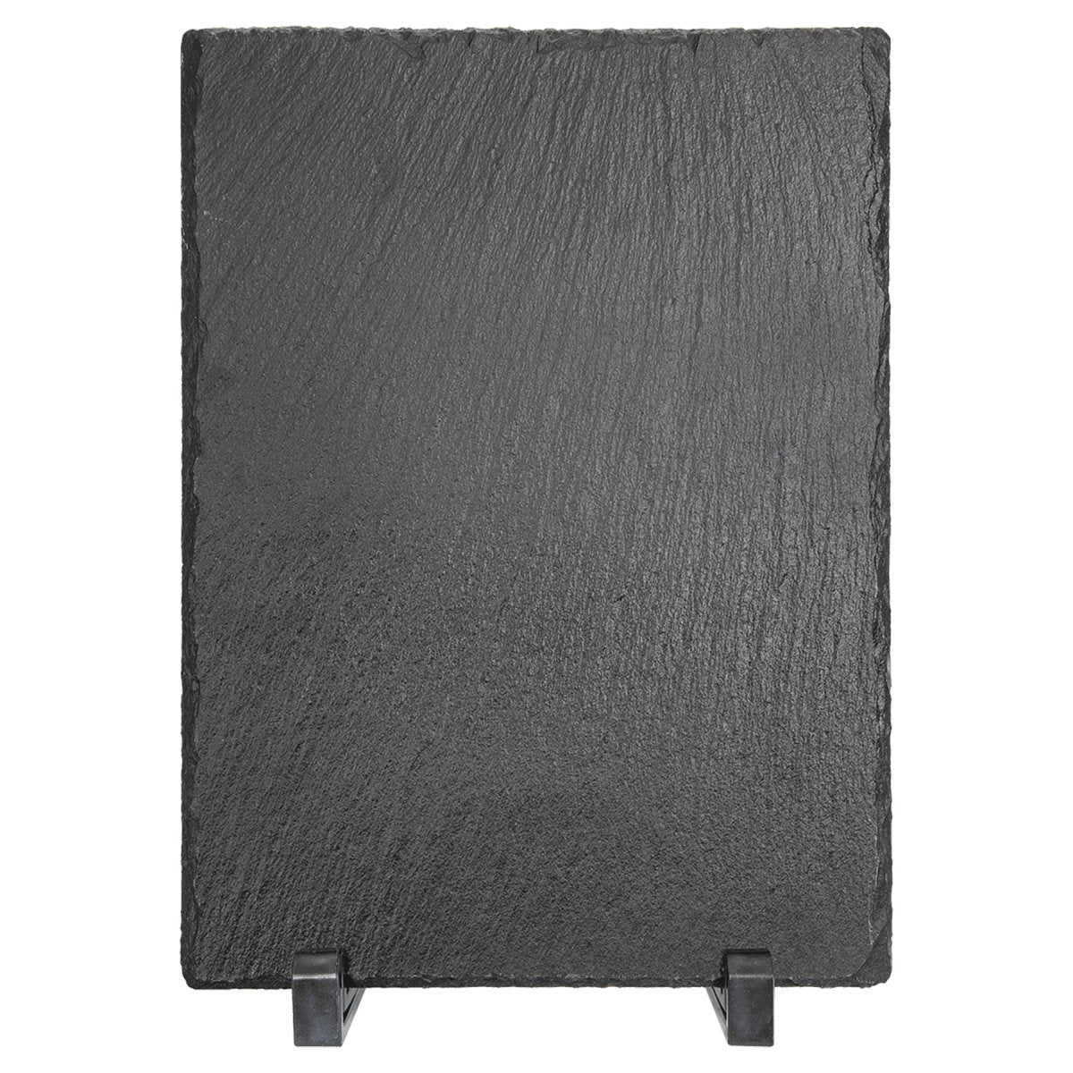 Laserable Slate Decor with Plastic Stands, Rectangle 7" x 5" - Inkfinitee Sublimation