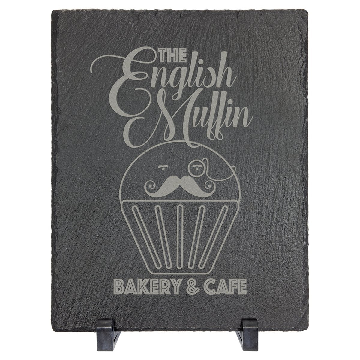 Laserable Slate Decor with Plastic Stands, Rectangle 9" x 7" - Inkfinitee Sublimation
