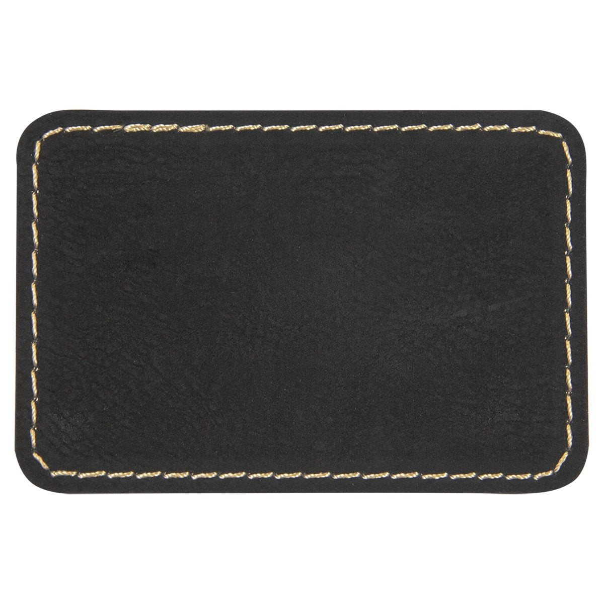 Rectangle Laserable Leatherette Patch with Adhesive, 3" x 2", Pack of 5 - Inkfinitee Sublimation