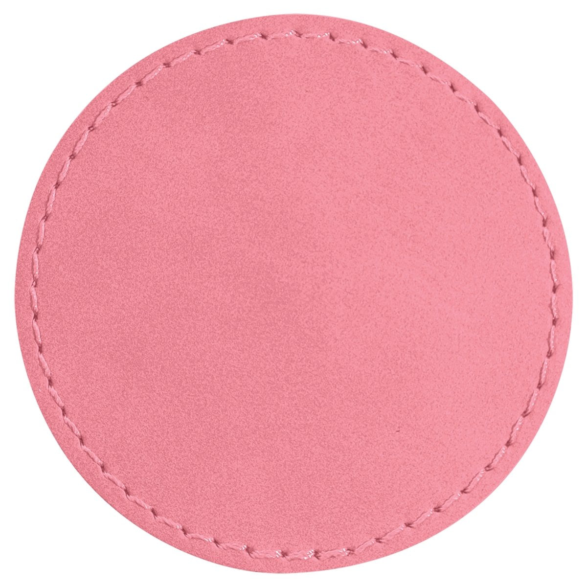 Round Laserable Leatherette Patch with Adhesive, 2.5", Pack of 5 - Inkfinitee Sublimation
