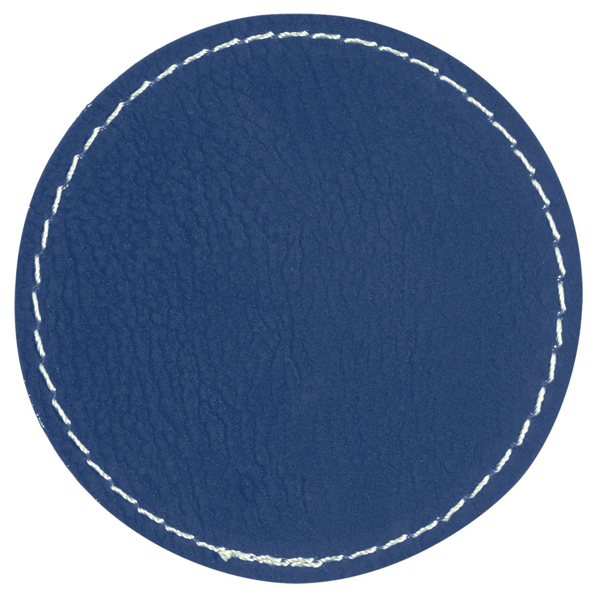 Round Laserable Leatherette Patch with Adhesive, 2.5", Pack of 5 - Inkfinitee Sublimation