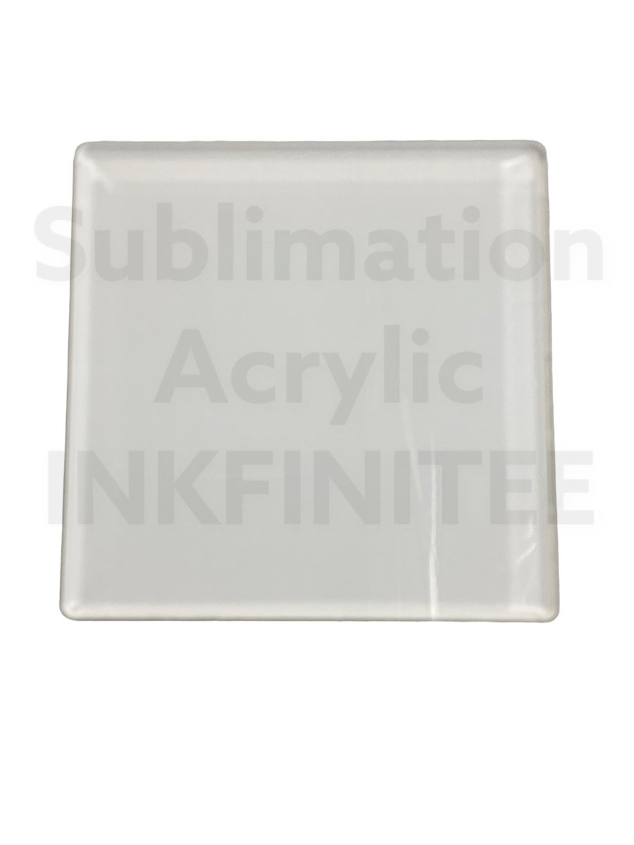 Sublimation Acrylic 4” Square Tile MADE IN USA - Inkfinitee Sublimation