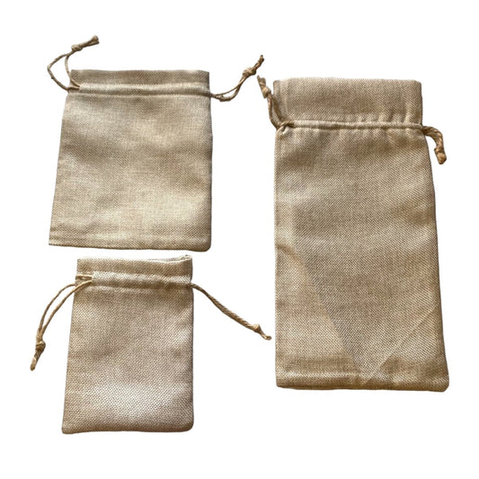 Sublimation Burlap Gift Bags with String (sold individually) - Inkfinitee Sublimation